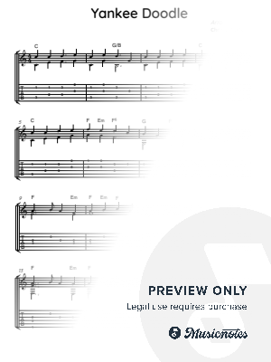 Yankee Doodle (for Fingerstyle Guitar)