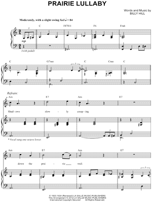 Prairie Lullaby