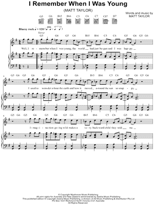 I Remember When I Was Young