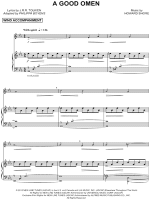 A Good Omen - Piano Accompaniment (Winds)