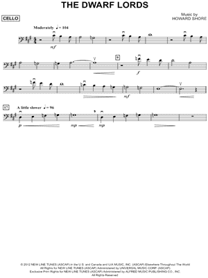 The Dwarf Lords - Cello