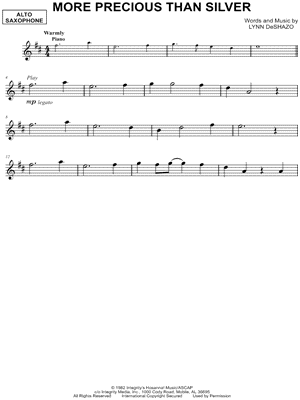 More Precious Than Silver