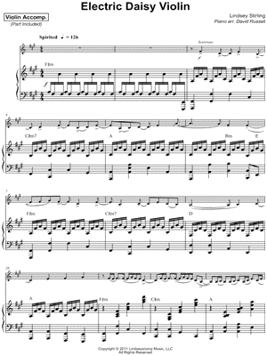 Electric Daisy Violin - Violin & Piano