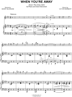 When You're Away - Piano Accompaniment