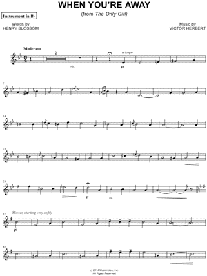 When You're Away - Bb Instrument