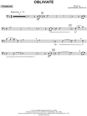 Obliviate - Trombone