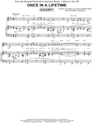 Once in a Lifetime [Excerpt]