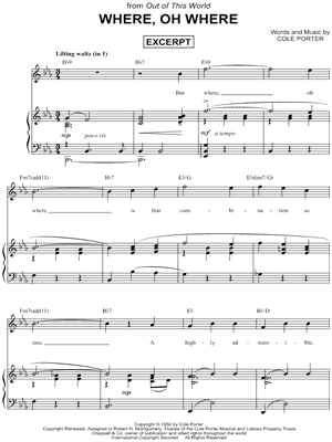 Where, Oh Where [Excerpt]