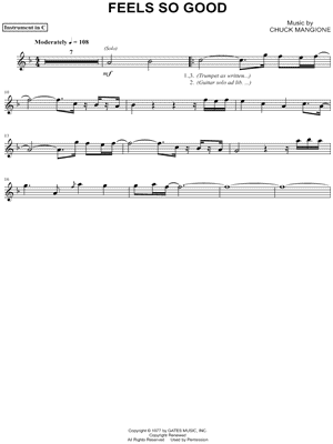 Feels So Good - C Instrument