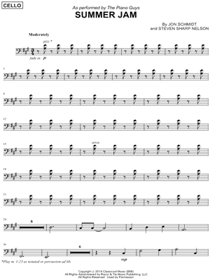 Summer Jam - Cello
