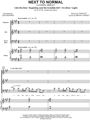 Next to Normal (A Choral Medley)