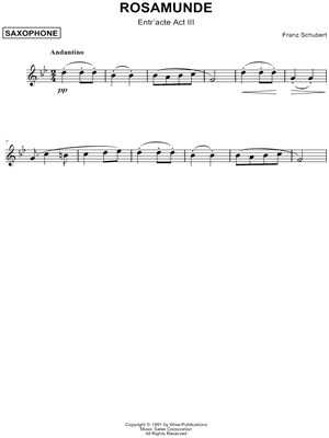Rosamunde - Act III Entr'acte [Main Theme]