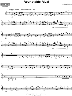 Roundtable Rival - Violin Part [Simplified]