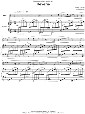 Rêverie - Flute & Piano