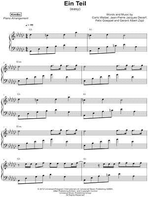 Ein Teil [easy version]