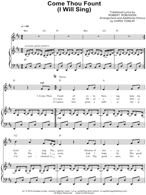 Come Thou Fount (I Will Sing)