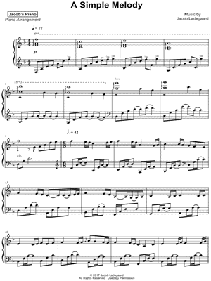 A Simple Melody