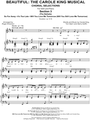 Beautiful: The Carole King Musical, Section 3