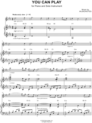 You Can Play - Piano Accompaniment