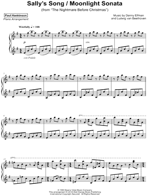 Sally's Song / Moonlight Sonata