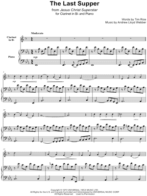 The Last Supper - Clarinet & Piano
