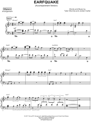 EARFQUAKE [accompaniment version]