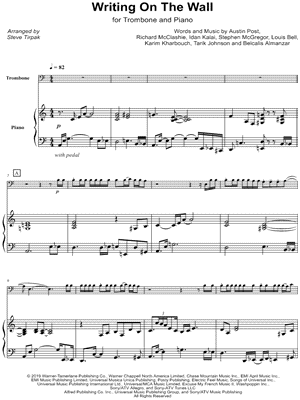 Writing on the Wall - Trombone & Piano