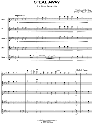 Steal Away - Flute Quintet