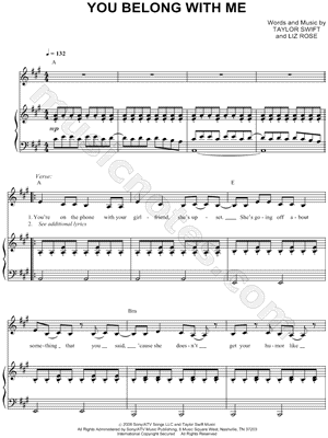 You Belong with Me