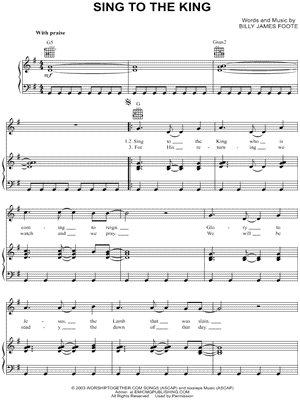 Sing To the King