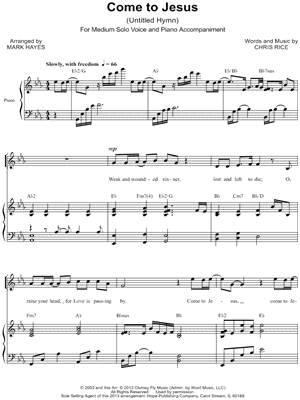 (Untitled Hymn) Come to Jesus